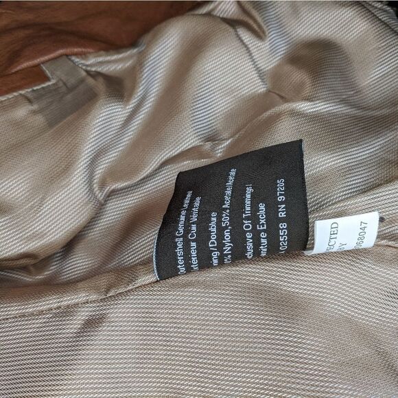 Danier Brown Leather Jacket - Picture 5 of 7